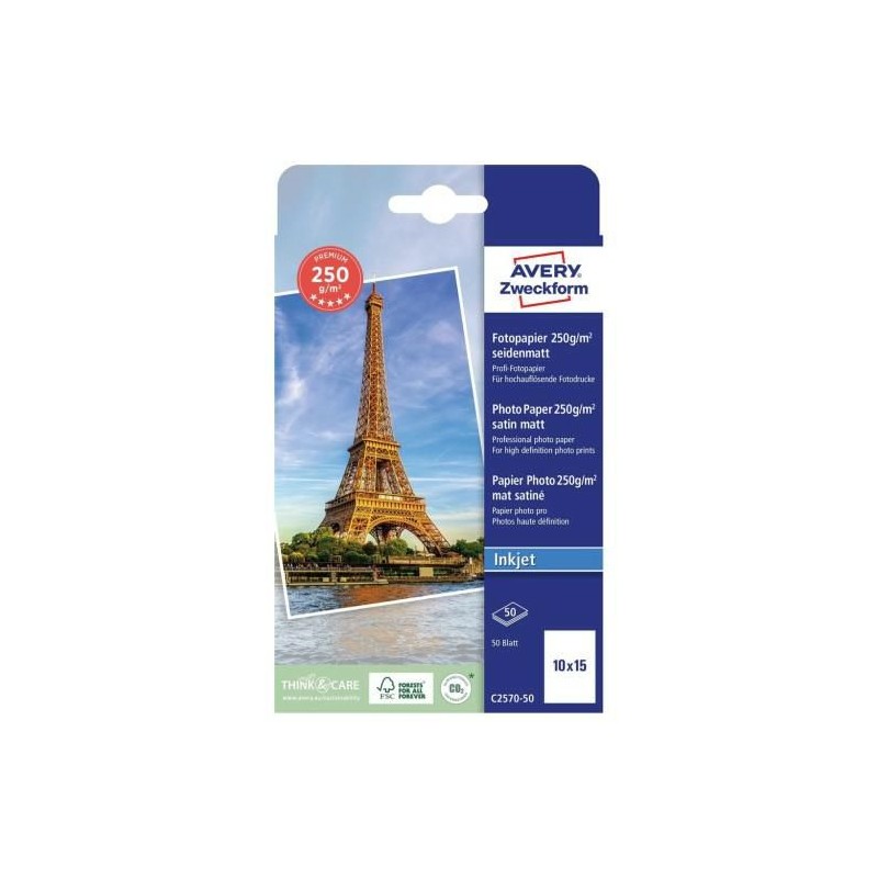 Avery Photo Paper White Semi-Gloss